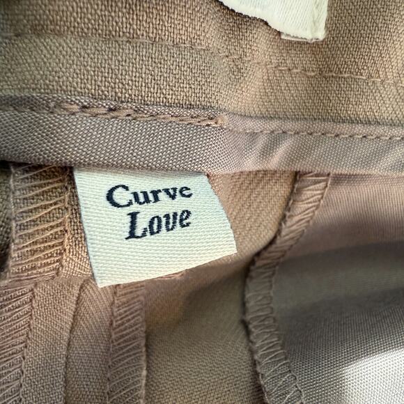 Abercrombie & Fitch Pants Women 37 Beige Ankle Pleated High Rise Plus Size - Picture 12 of 12